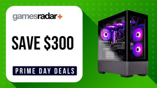 Skytech Azure Prime Day Gaming PC deal with $300 saving stamp