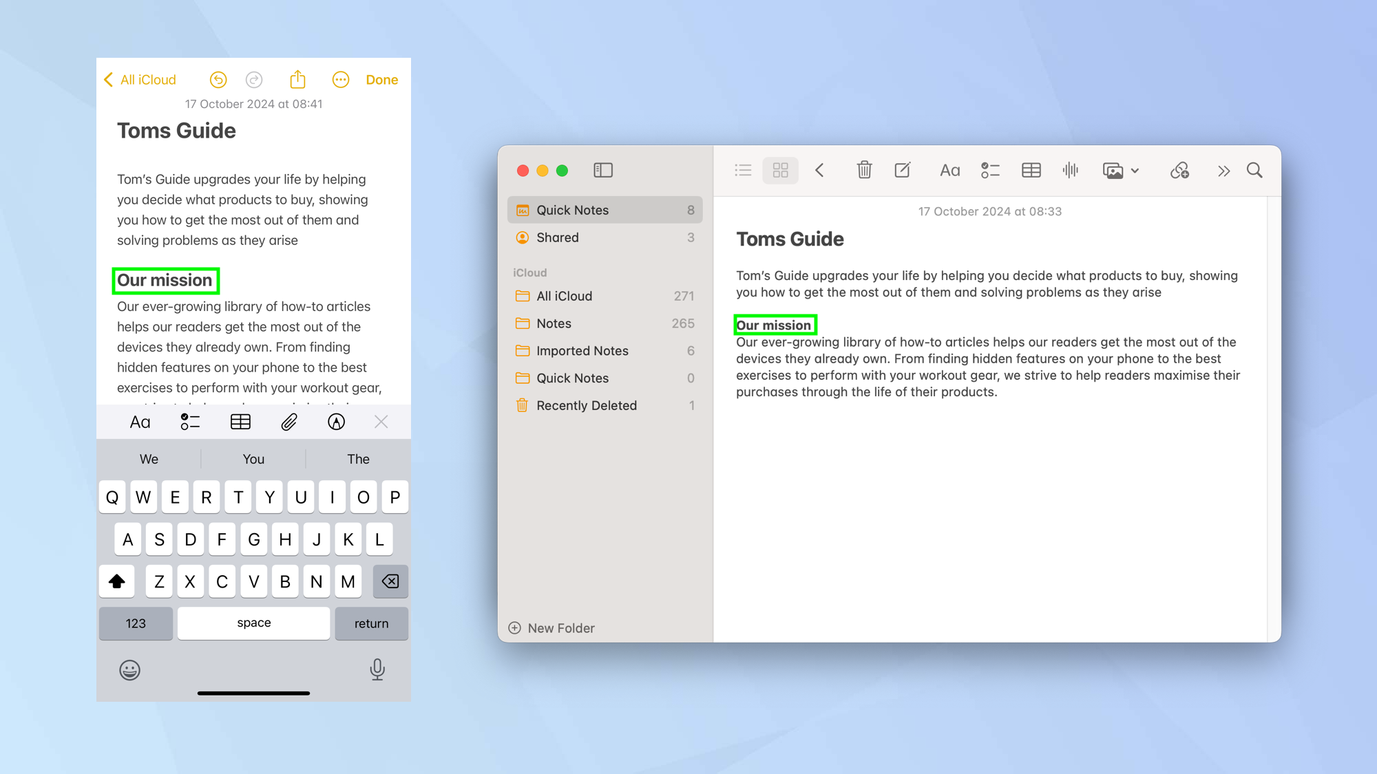 How to create neater Notes in iOS 18 and macOS Sequoia