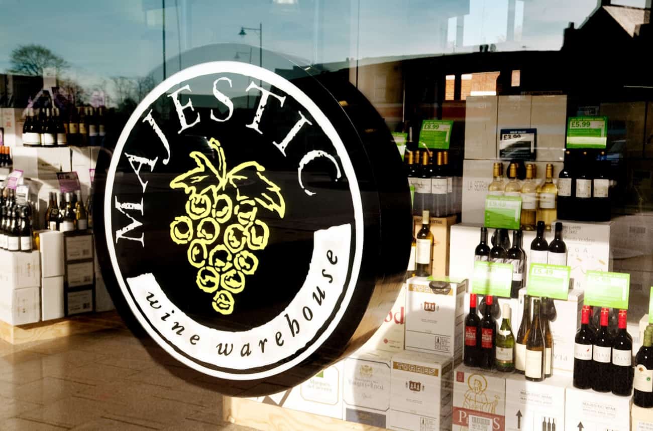 majestic wine rebrand, naked