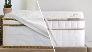Mattress pad vs mattress topper, a side-by-side look at Saatva's offerings for each