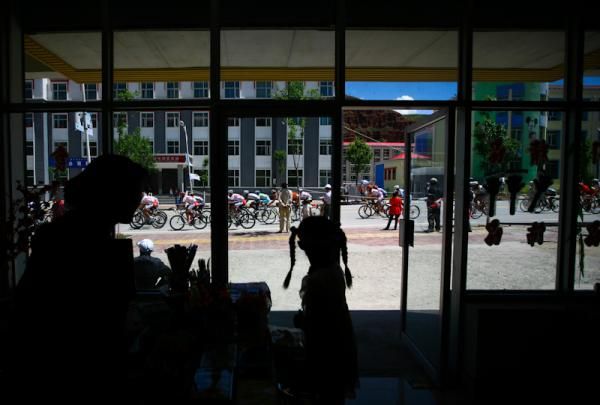Inside the local shop in Qilian