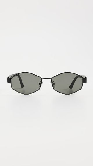 Illesteva Tucson Matte Black Sunglasses