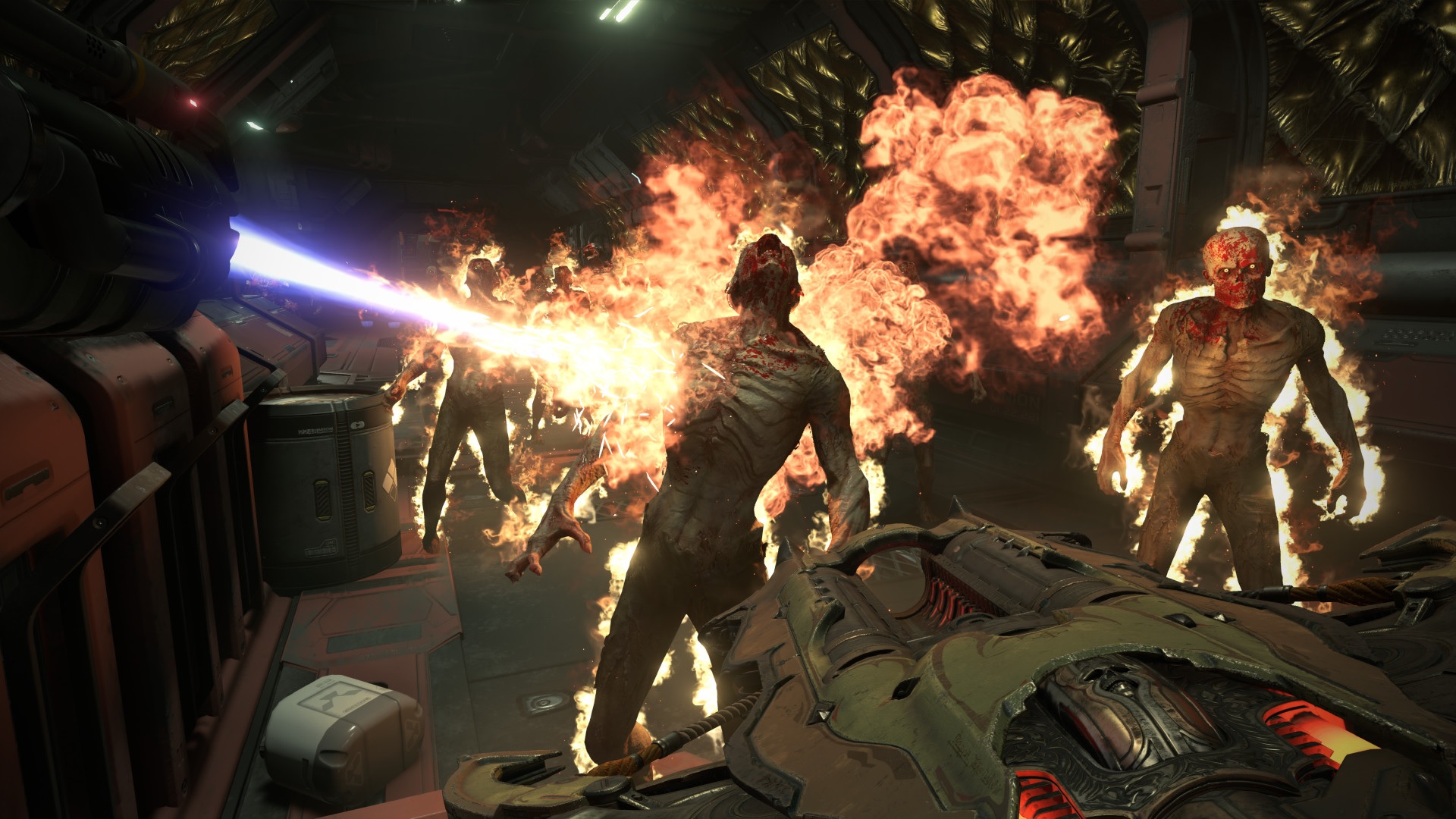 Doom Eternal flamethrower screenshot