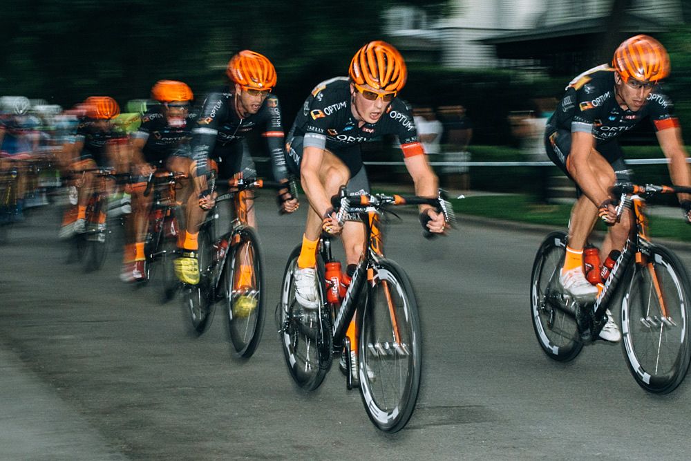 Optum Pro Cycling leading the field