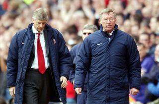 Ferguson and Arsene Wenger, left, initially had a notoriously frosty relationship (Rui Vieira/PA)