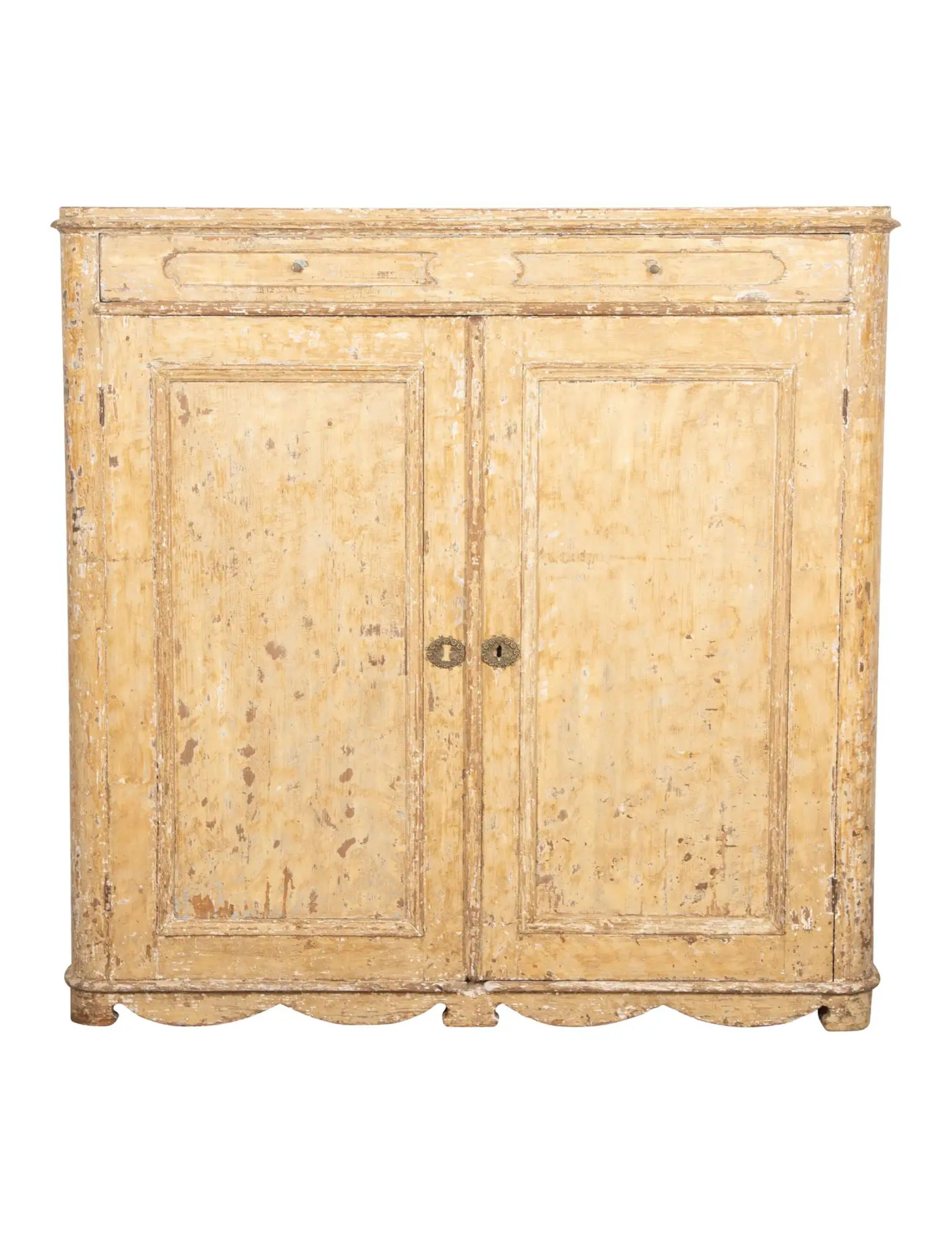 1st Dibs, 19th Century Folk Art Swedish Buffet