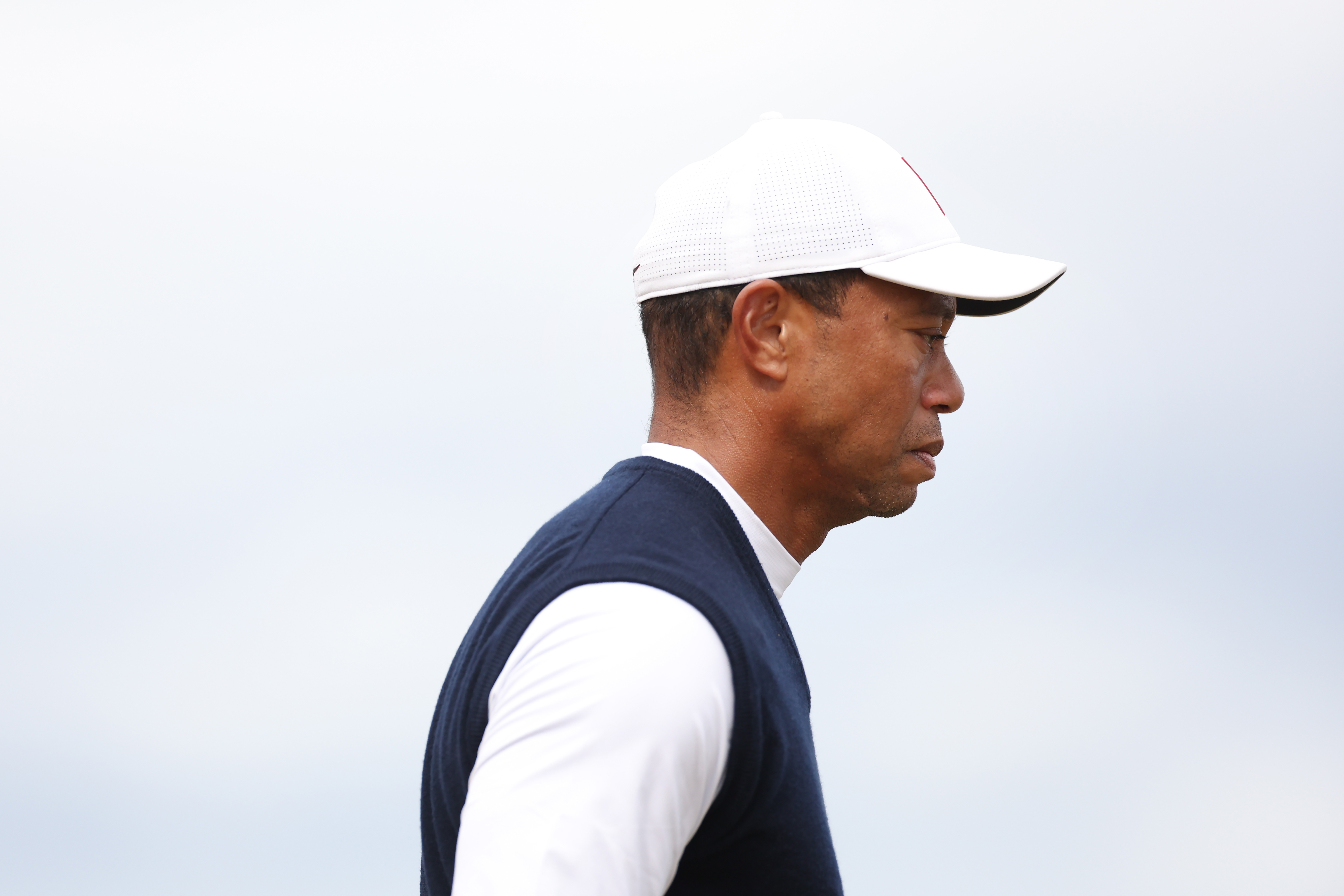 Tiger Woods at the 2022 Open