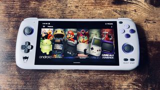 The Ayn Odin retro handheld gaming device
