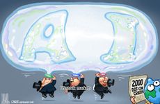 Political cartoon
