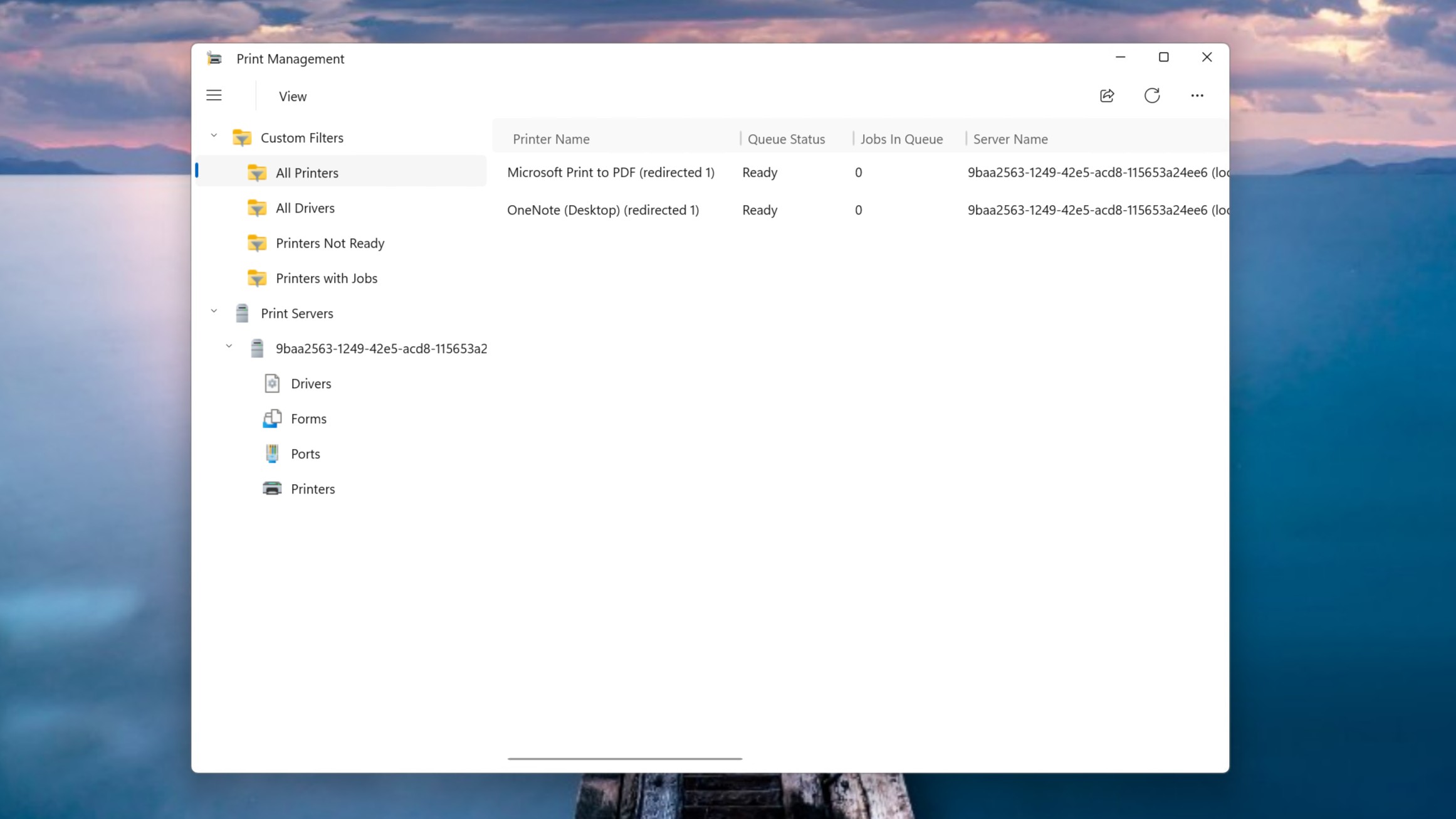 Modernized print management app