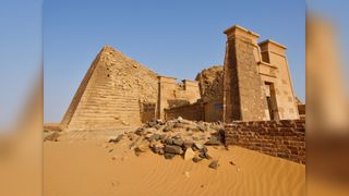 Meroe Pyramids from the Kingdom of Kush.