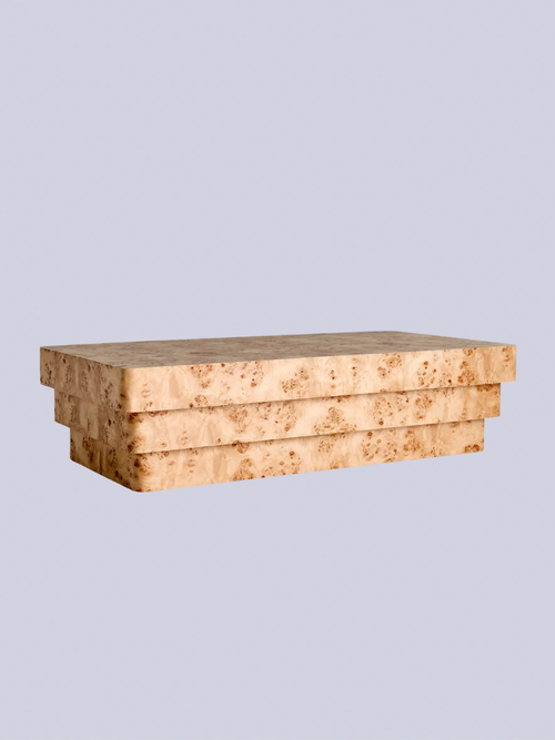 Leonne Burl Wood Coffee Table