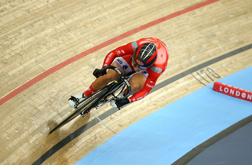 Wai Sze Lee of Hong Kong competes in The Women's 500m Time Trail Final during Day Three of the UCI Track Cycling World Championships
