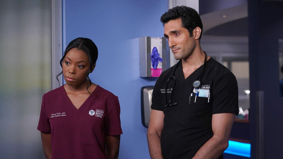 chicago med season 7 vanessa and crockett