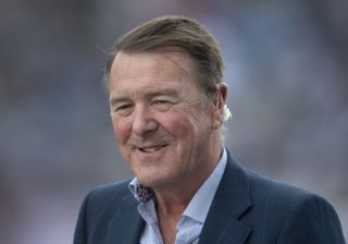 pundit and commentator Phil Tufnell after day four of the Third Test Match between England and New Zealand at Headingley