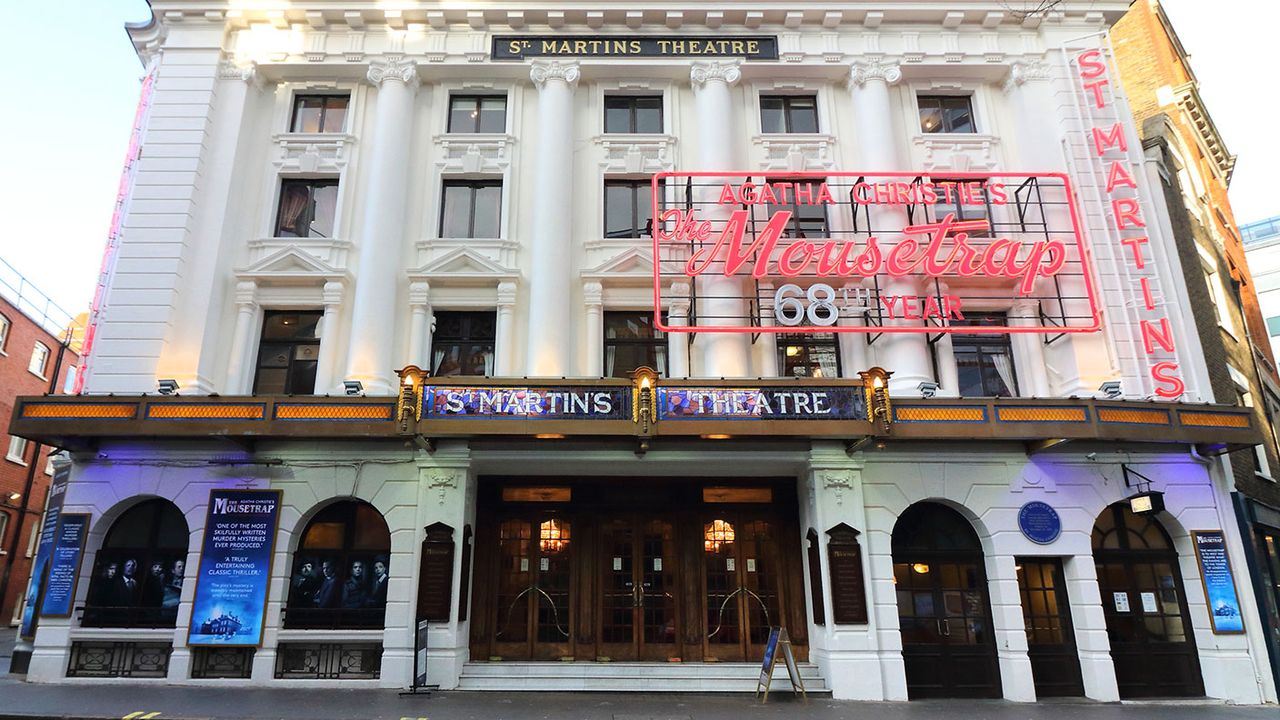 St Martins theatre, home of Agatha Christie&amp;#039;s &amp;#039;The Mousetrap&amp;#039; 