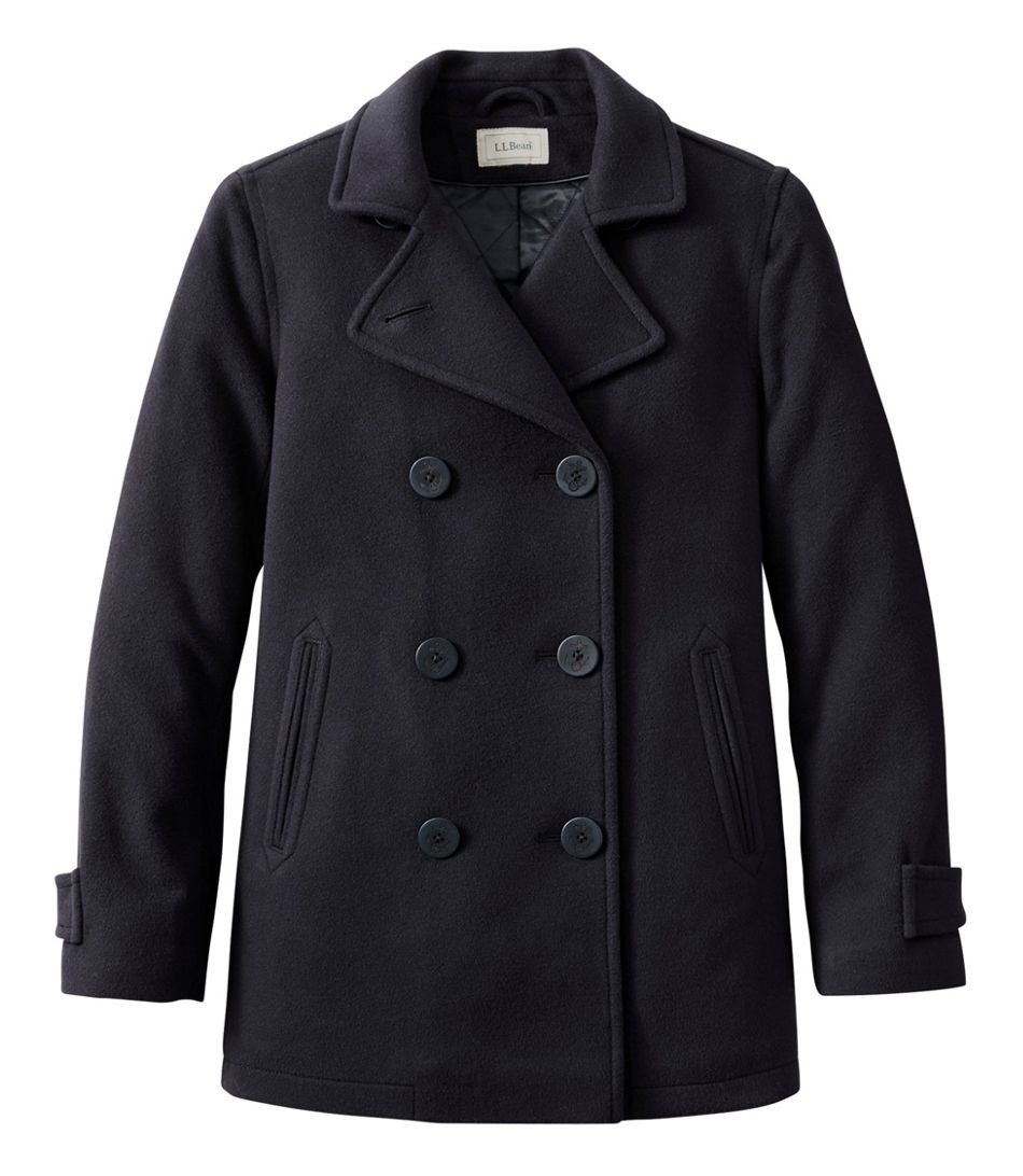 L.L.Bean Classic Lambswool Peacoat