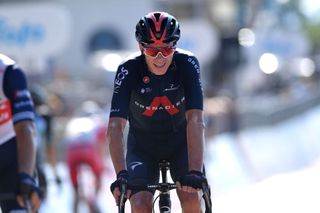 LORETO ITALY SEPTEMBER 13 Arrival Chris Froome of The United Kingdom and Team INEOS Grenadiers during the 55th TirrenoAdriatico 2020 Stage 7 a 181km stage from Pieve Torina to Loreto 114m TirrenAdriatico on September 13 2020 in Loreto Italy Photo by Justin SetterfieldGetty Images