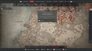 Diablo 4 Pinch of Poison Scorpion locations map