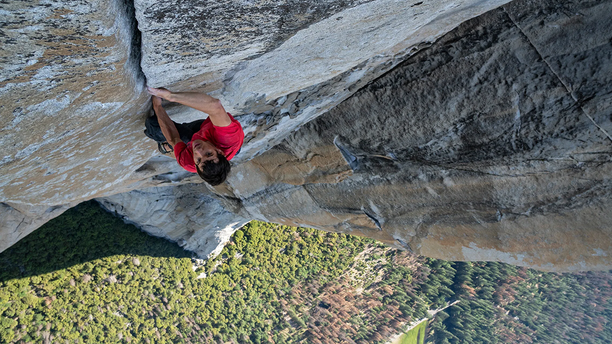 Alex Honnold in the documentary Free Solo