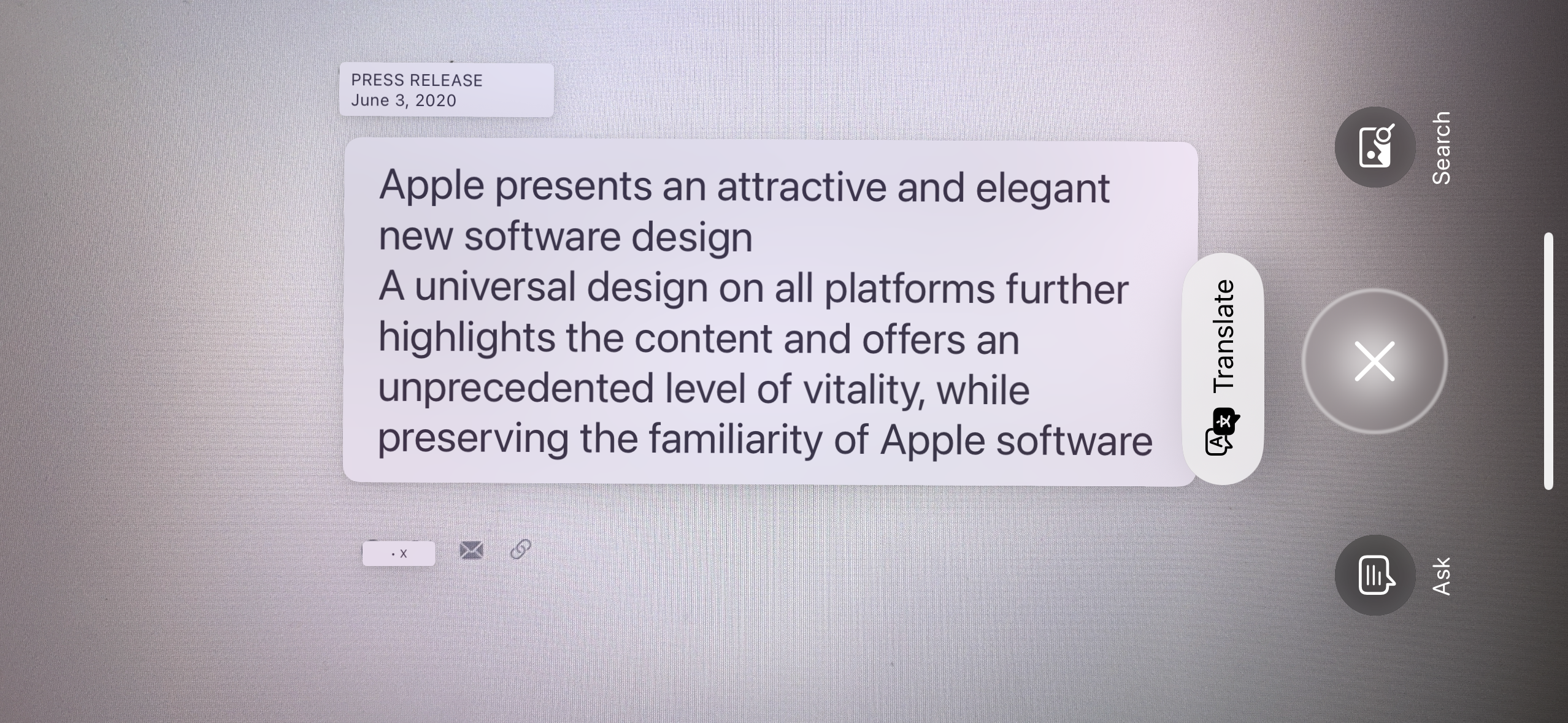 SPANISH TRANSLATION APPLE INTELLIGENCE