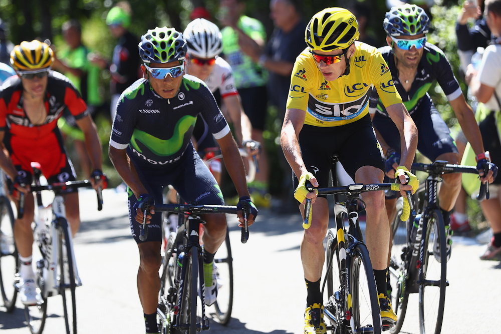 Tour de France: Nairo Quintana's tow up Mont Ventoux - Video | Cyclingnews