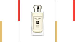 Jo Malone London Orange Blossom Cologne with colored columns either side
