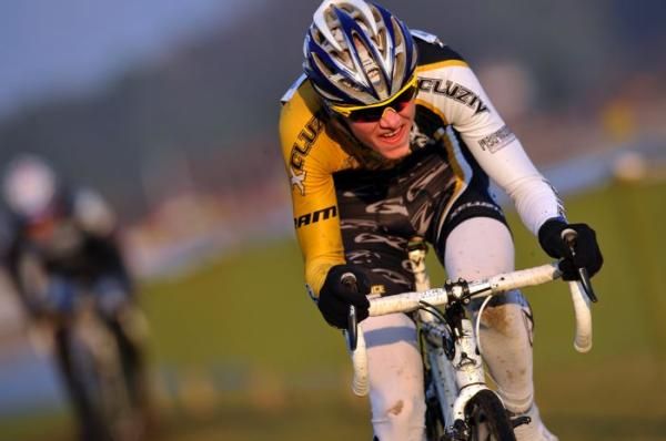 Riders were wrapped up against a clear but cold day