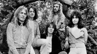 Yes pose for a publicity shot in 1974