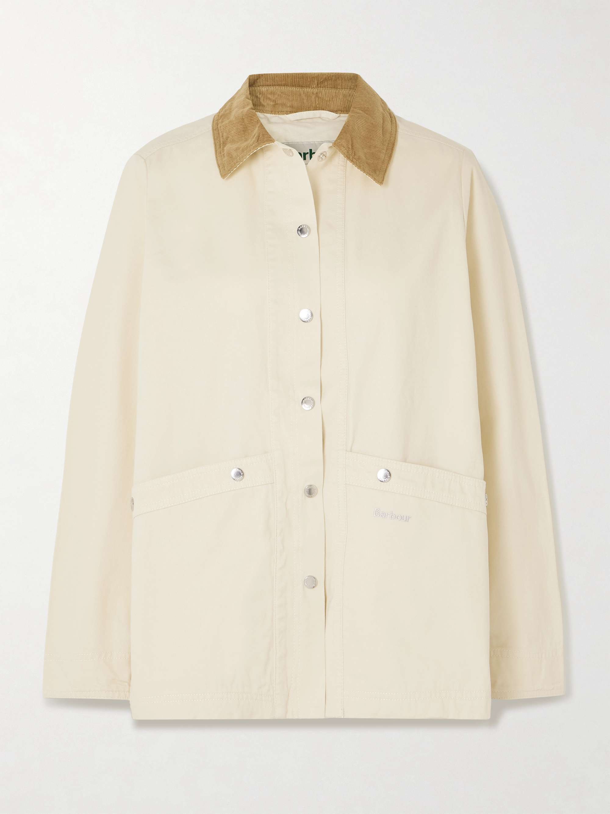 Sonnie Corduroy-Trimmed Cotton-Canvas Jacket
