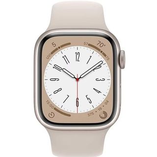 cream and latte coloured Apple Watch