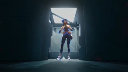 Neon enters the hall in Valorant