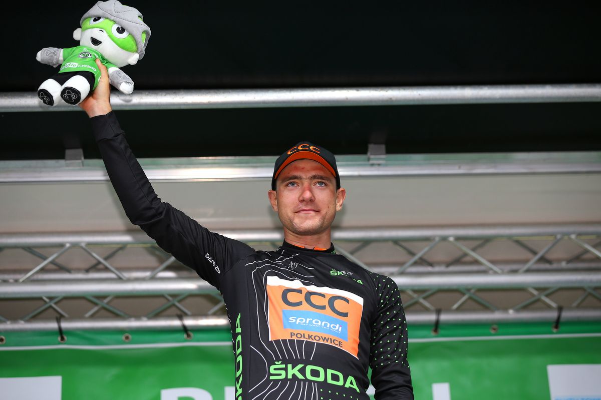 Lukasz Owsian (CCC Sprandi) also holds onto his KOM lead