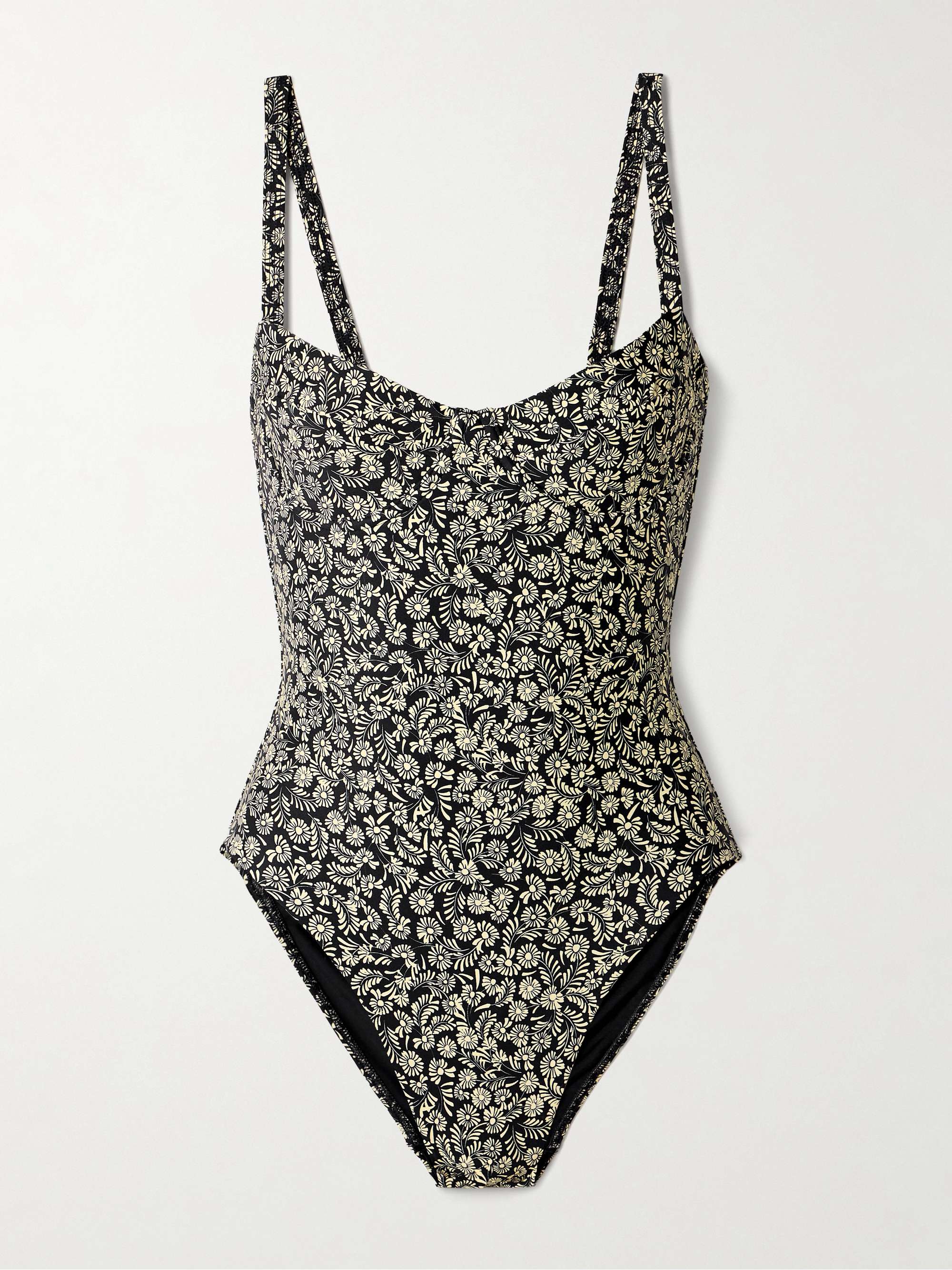 Floral-Print Underwired Stretch Recycled Swimsuit