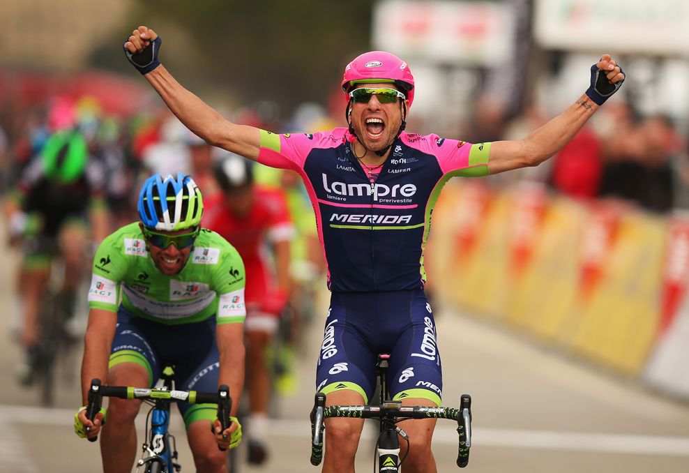 Davide Cimolai (Lampre-Merida) wins stage 5 of Paris-Nice