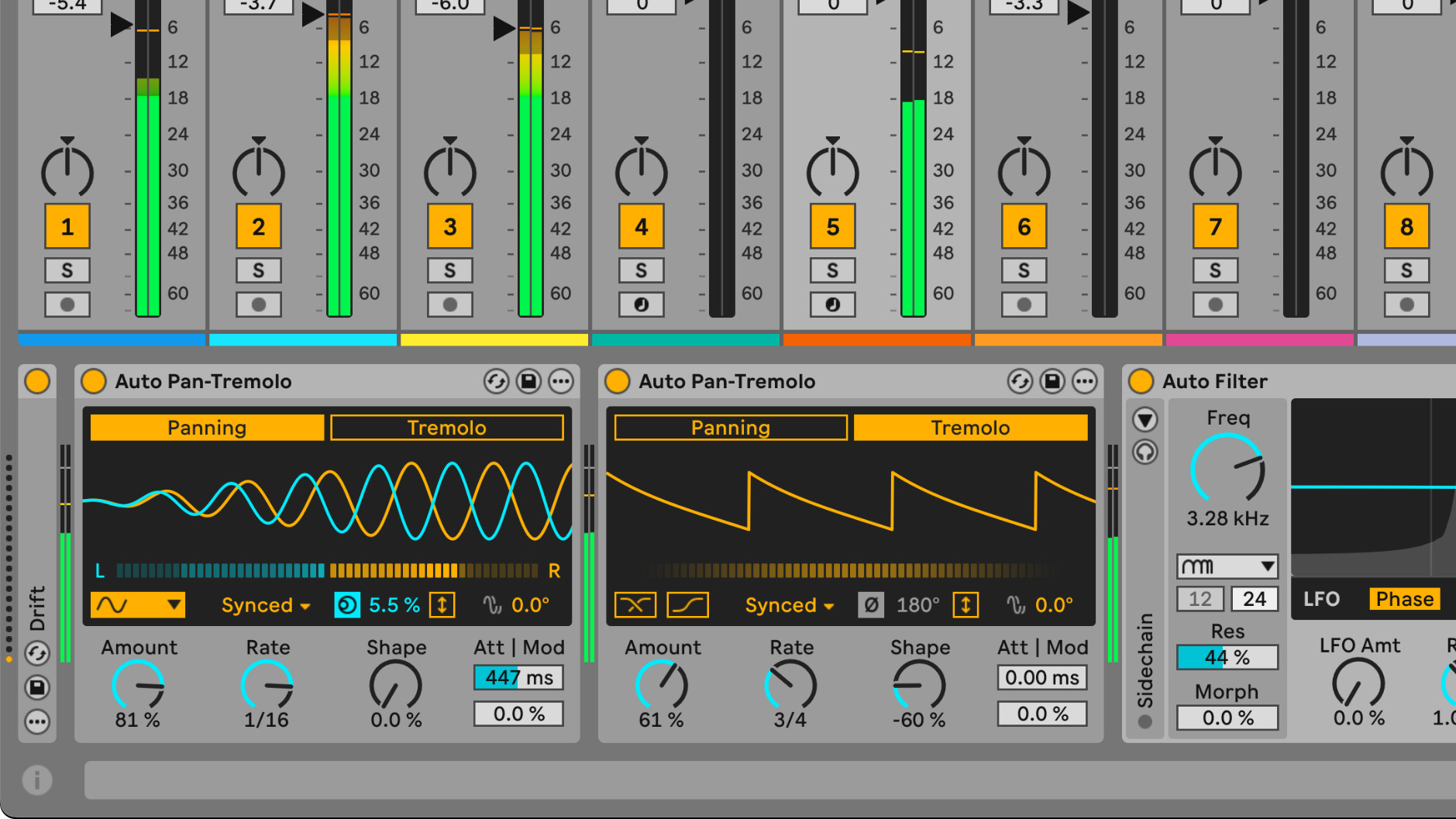 Ableton Pan-Tremolo