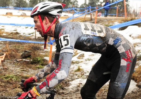 Andrew Dillman (Prochain Cycling) riding in the top five