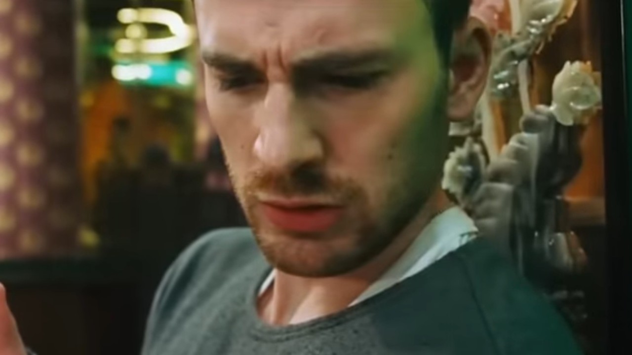 Chris Evans engaging in psychic warfare in Push