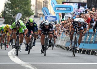 Marcel Kittel wins sprint, Tour of Britain 2014 stage 8b