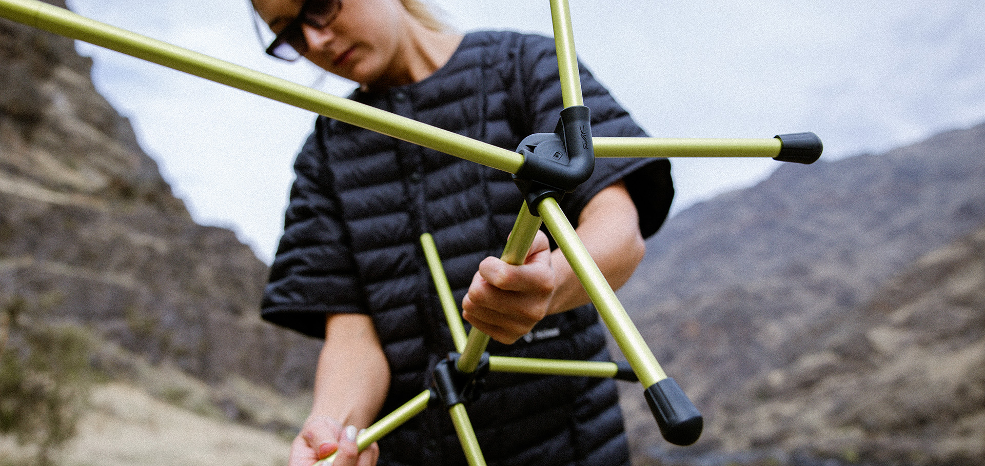 Helinox Chair Zero LT and Table Zero LT in use