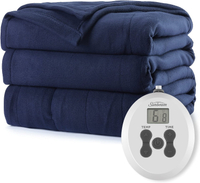 Sunbeam Royal Ultra Admiral Blue Heated Blanket|&nbsp;was $54.99, now $38.49 at Amazon (save $16)