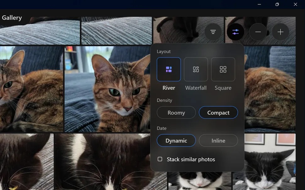 Screenshots of the OneDrive Windows 11 app