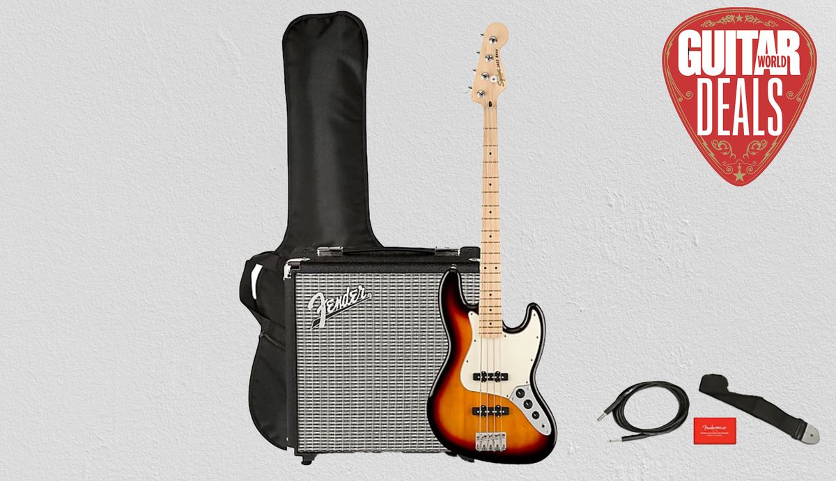 The Squier Affinity Jazz Bass starter pack