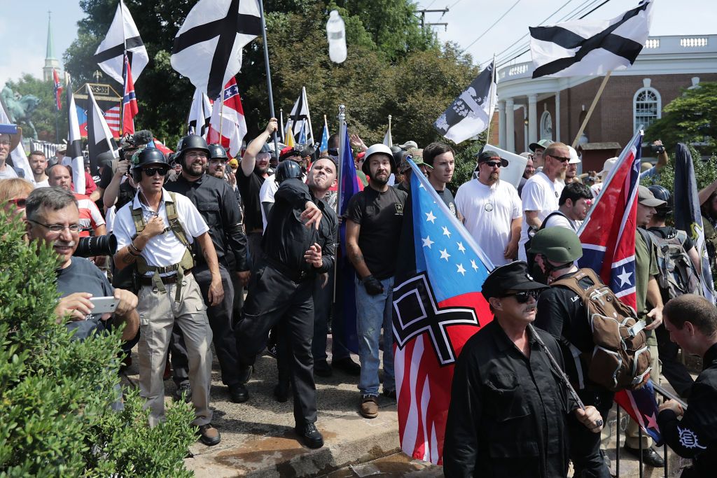 White nationalists, neo-Nazis and members of the &amp;#039;alt-right&amp;#039; clash with counter-protesters.