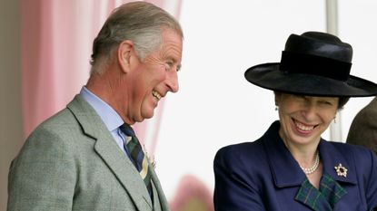 Prince Charles, The Prince of Wales and Princess Anne, The Princess Royal attend the Braemar Highland Games at The Princess Royal and Duke of Fife Memorial Park on September 4, 2010 in Braemar, Scotland. 