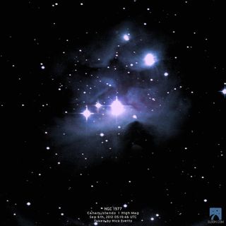 Running Man Nebula by Slooh Space Camera