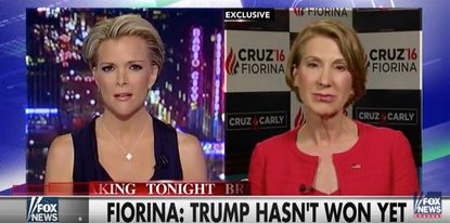 Megyn Kelly and Carly Fiorina.