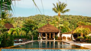 pool and villa in Thailand