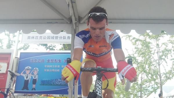 Luis Leon Sanchez (Rabobank) is Spanish time trial champion.