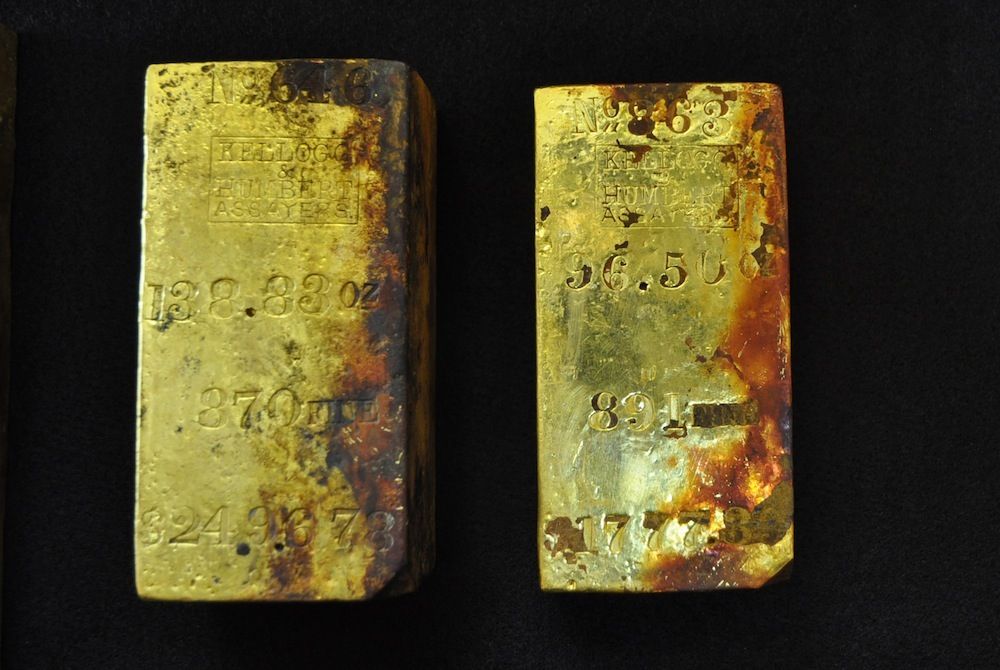 Gold Bars from SS Central America Shipwreck